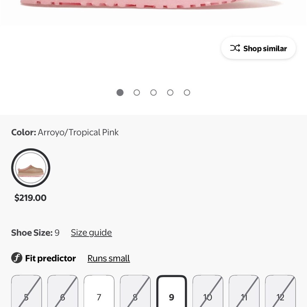 💕UGG Tazz Love 2025 pink and beige platforms💕 - Picture 5 of 5